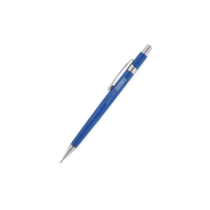 Lapiseira 0.7mm técnica Azul com Borracha BRW 01un