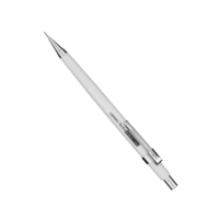 Lapiseira 0.7mm Técnica Branca Borracha + Grafite BRW 01un