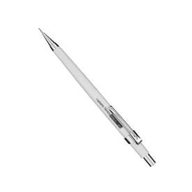 Lapiseira 0.7mm técnica Branca c/ Borracha + Grafite BRW 01un