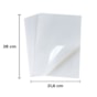 Laser Film 216x280mm Opaco Serigráfia e Fotolito Marpax 100 Uni