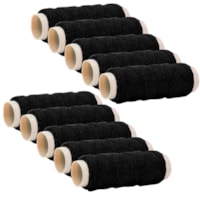 Laxtex Elástico Lastex 0,8mm Preto Marpax com 10m x10un