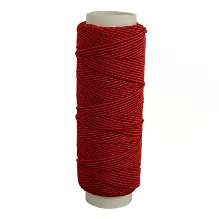Laxtex Elástico Lastex 0,8mm Vermelho Marpax com 10m x10un