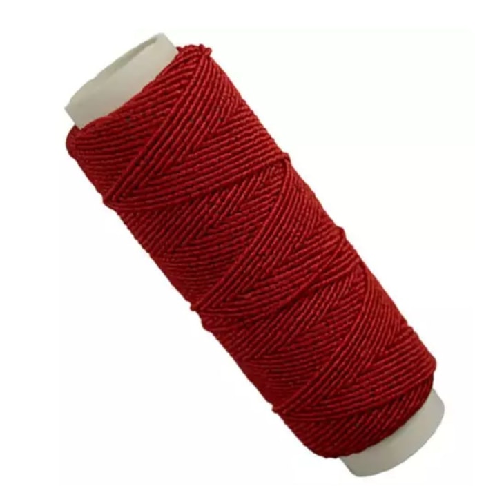 Laxtex Elástico Lastex 0,8mm Vermelho Marpax com 10m x10un