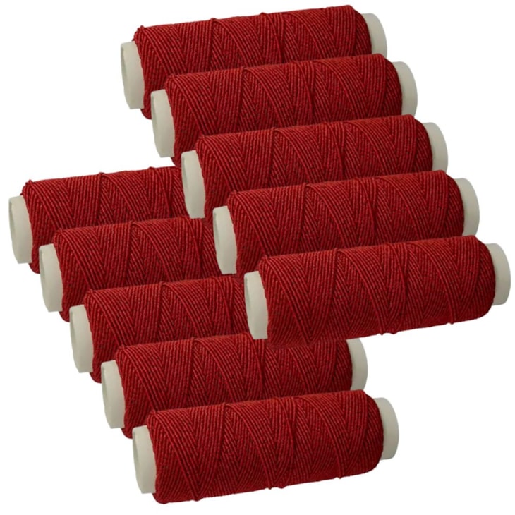 Laxtex Elástico Lastex 0,8mm Vermelho Marpax com 10m x10un