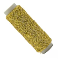 Laxtex Elástico Lastex Metalizado Dourado com 10mx10un