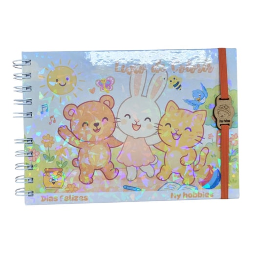 Livro de Colorir Dias Felizes My Hobbies A5 Capa Dura 48 fls