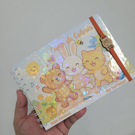 Livro de Colorir Dias Felizes My Hobbies A5 Capa Dura 48 fls