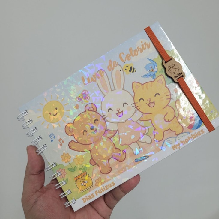 Livro de Colorir Dias Felizes My Hobbies A5 Capa Dura 48 fls