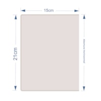 Luva Protetora para Capa de Agenda 15X21cm pct com 10un