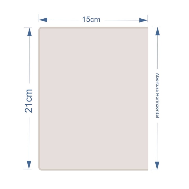 Luva Protetora para Capa de Agenda 15X21cm pct com 10un