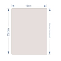 Luva Protetora para Capa de Agenda 16X22cm pct com 10un