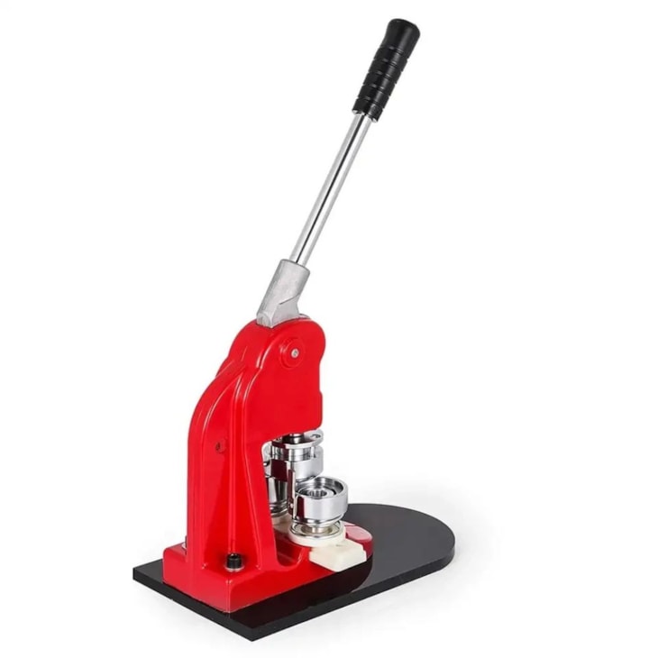 Máquina de Bottons 32mm De Metal Vermelho Marpax com 01uni