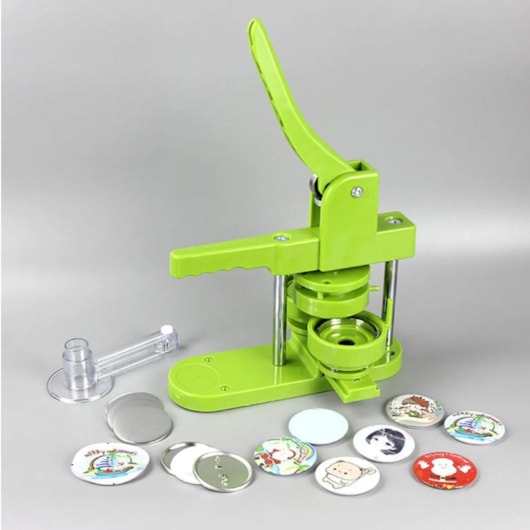 Máquina de Bottons Personalizados 32mm Verde Marpax