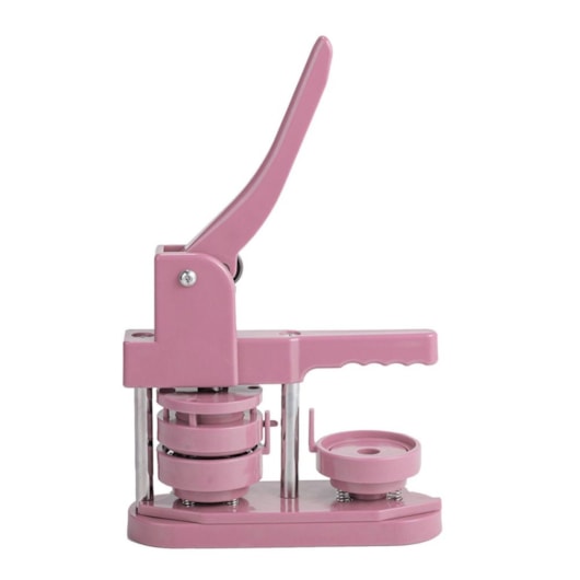Máquina de Bottons Personalizados 58mm Rosa Marpax