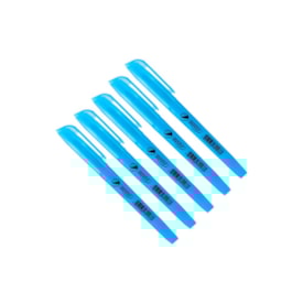 Marca Texto Azul Fluorescente Chanfrado BRW caixa com 12un