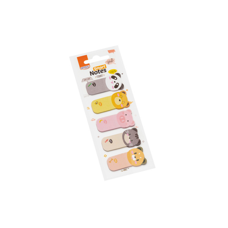 Marcador de Pagina 23x45mm Funny Bichos Smart Notes 25fls