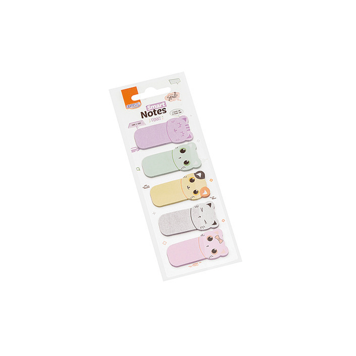 Marcador de Pagina 23x45mm Funny Gatos Smart Notes 25fls