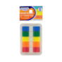 Marcador de Página Adesivo 12x44mm Flags Poá 5 Cores BRW