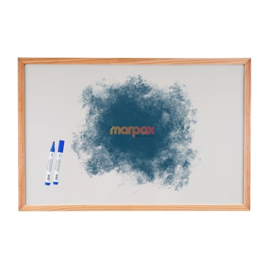 Marcador Quadro Branco Recarregável Azul BRW Caixa Com 12Un