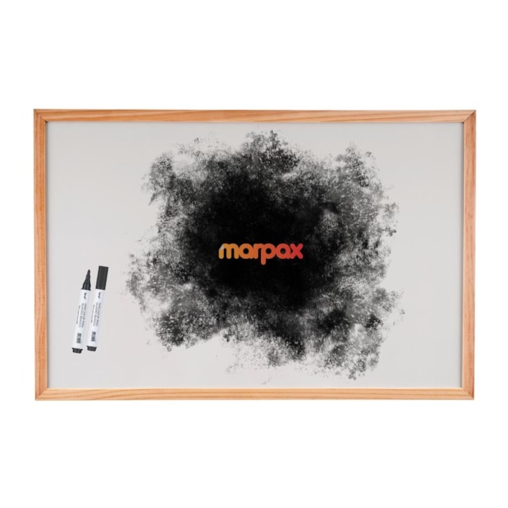 Marcador Quadro Branco Recarregável Preto BRW Caixa Com 12Un