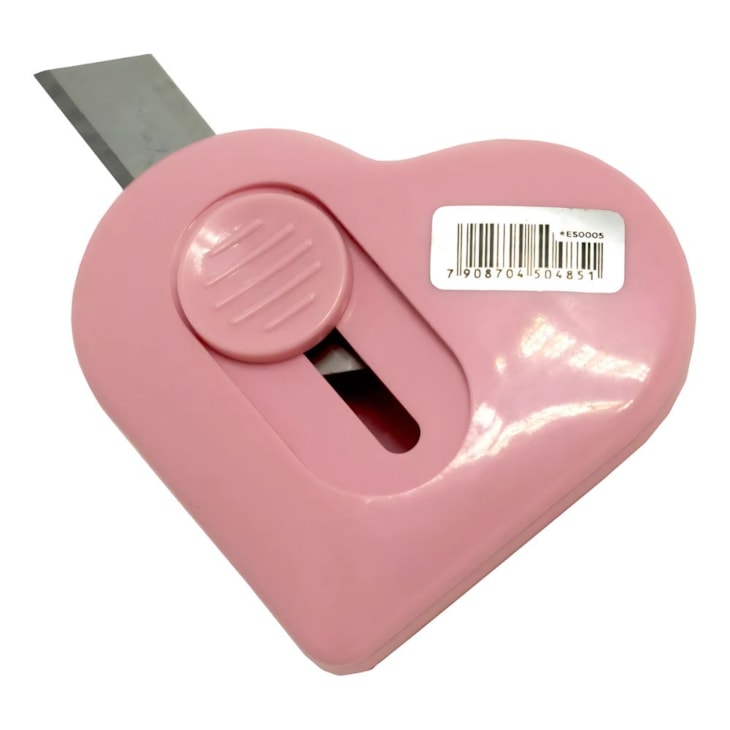 Mini Estilete Love Coração S2 rosa Claro Manual BRW 01un
