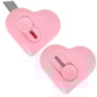 Mini Estilete Love Coração S2 rosa Claro Manual BRW 01un