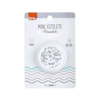 Mini Estilete Rounded Retratil Manual Cor Sortido BRW 01un