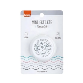 Mini Estilete Rounded Retratil Manual Cor Sortido BRW 01un