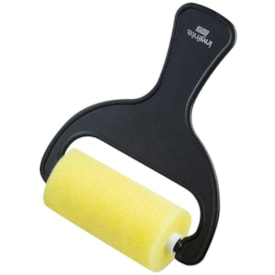 Mini Rolinho de Espuma Amarelo BRW pacote com 4 Refis 01un