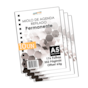Miolo De Agenda A5 Permanente 20x13,5 cm kit com 10 uni
