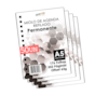 Miolo de Agenda A5 Permanente 20X13,5 cm Kit com 50un