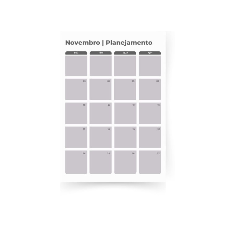 Miolo de Agenda Datado 2026 Cor Cinza 176fls Marpax 01un