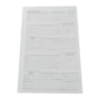 Miolo de Agenda Permanente Preto A5 20X13,5cm com 176 Folhas