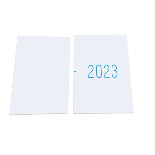 Miolo de Agenda Refilado 2023 A5 Azul 176 Folhas
