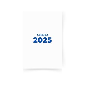 Miolo de Agenda Refilado 2025 Azul 176fls Marpax 01un