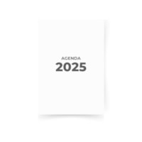 Miolo de Agenda Refilado 2025 Cinza 176fls Marpax 01un