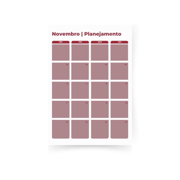 Miolo de Agenda Refilado 2025 Cor Vinho 176fls Marpax 01un