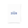 Miolo de Agenda Refilado 2026 Azul 176fls Marpax 01un