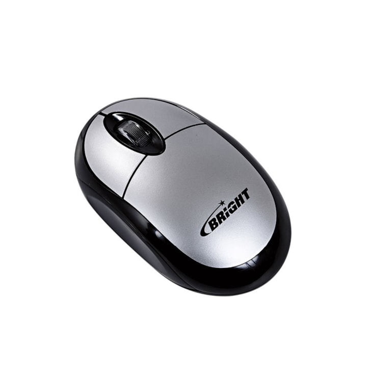 Mouse Óptico USB 800 Dpi Prata Espanha 0107 Bright 01un