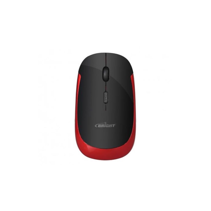 Mouse Óptico USB 800 Dpi Preto/Vermelho 0180 Bright 01un