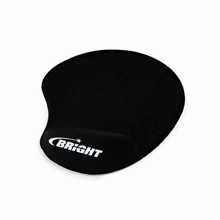 Mouse Pad com Apoio para Punho Gel Preto 0307 Bright  01 un