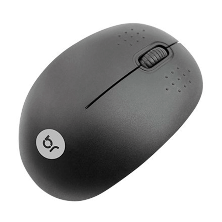 Mouse Sem Fio Nano Receptor Usb 2.0 Cor Preto BRIGHT 01un