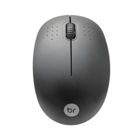 Mouse Sem Fio Nano Receptor Usb 2.0 Cor Preto BRIGHT 01un