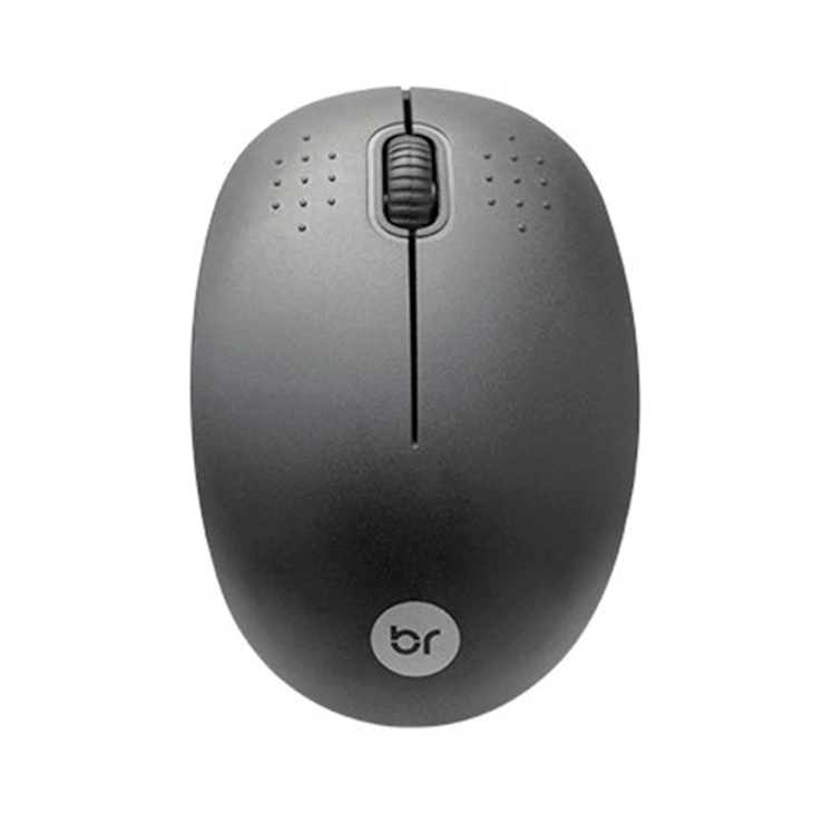 Mouse Sem Fio Nano Receptor Usb 2.0 Cor Preto BRIGHT 01un