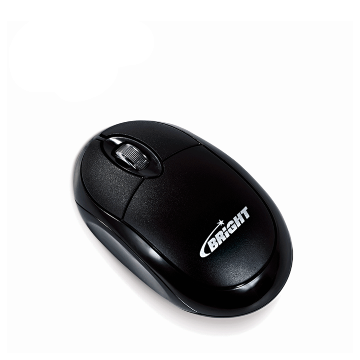 Mouse USB Óptico 800 Dpi Preto Espanha 0106 Bright 01un