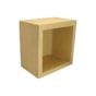 Nicho Quadrado Simples Cru 31x31x12cm MDF Madeira Marpax