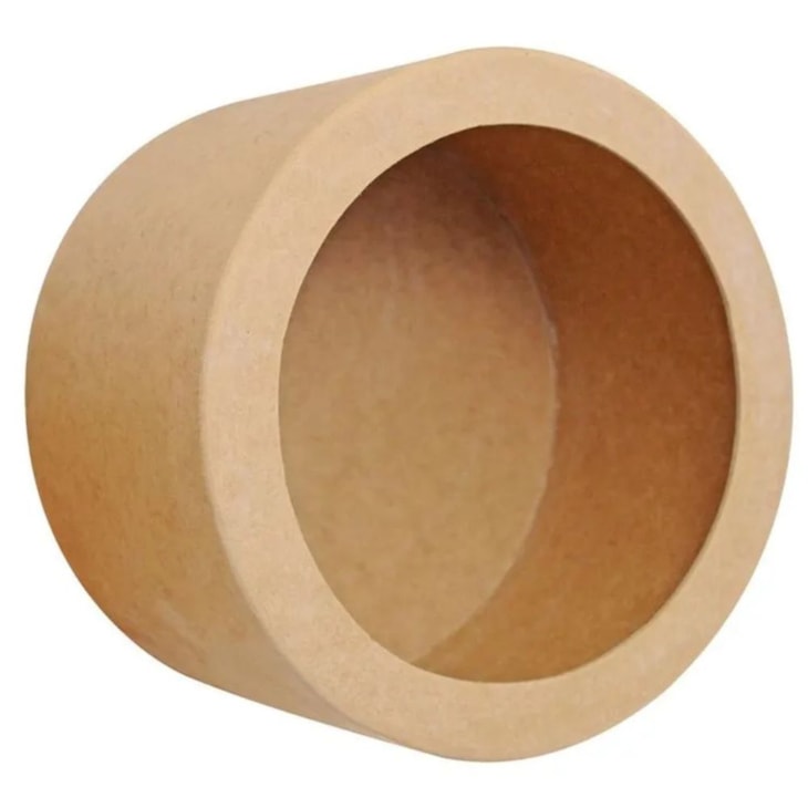 Nicho Redondo Simples 23X23X12cm MDF Madeira Marpax 01uni