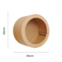 Nicho Redondo Simples 23X23X12cm MDF Madeira Marpax 01uni