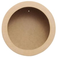 Nicho Redondo Simples 23X23X12cm MDF Madeira Marpax 01uni
