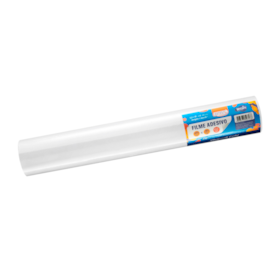 Papel Adesivo Transparente Bobina 60mic 45cmx25 metros